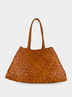 Santa Croce Big Basket Bag in Tan