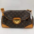Handbag Luxury Designer By Louis Vuitton In Brown, Size:Medium