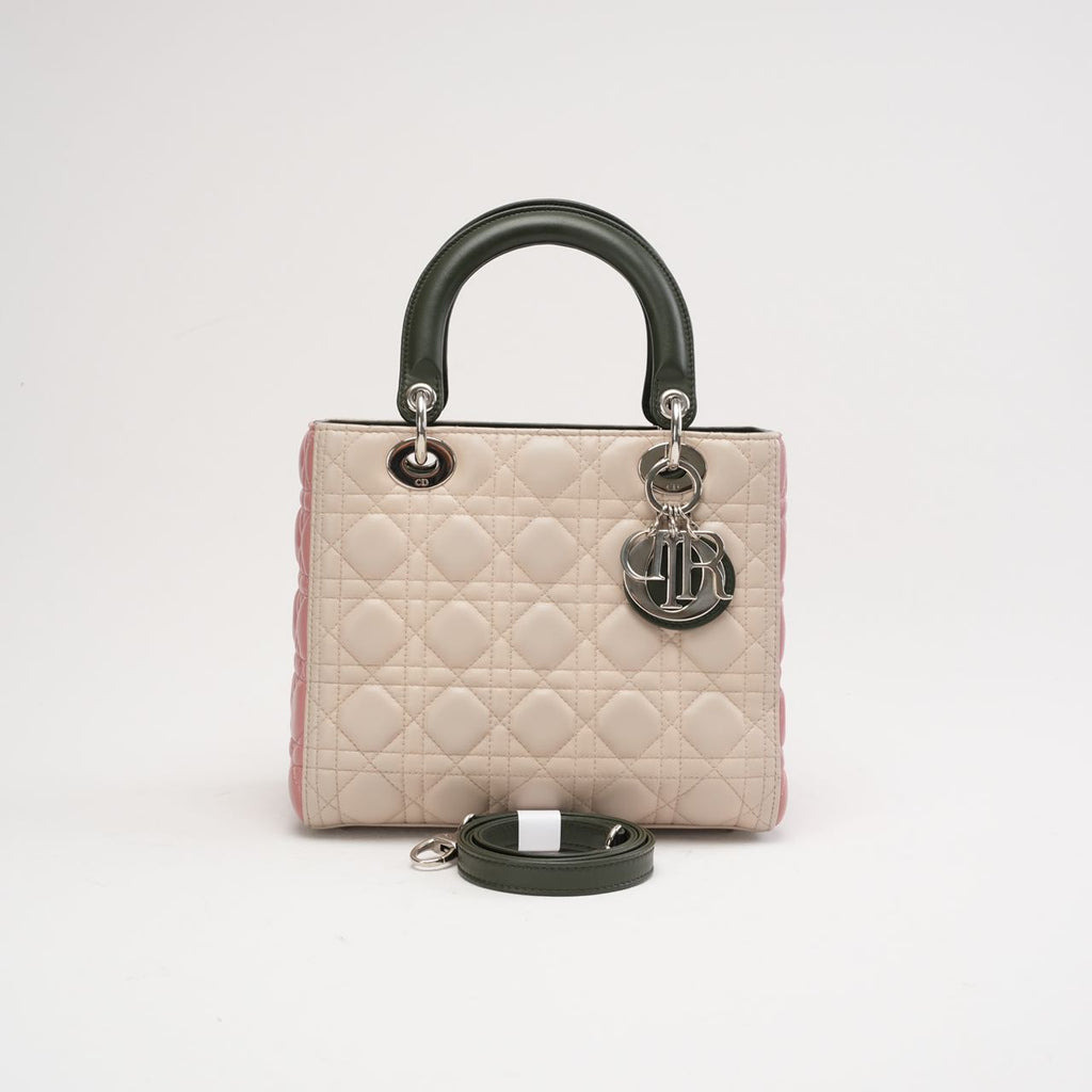 Dior Lady Medium Lamb Tricolor 2014