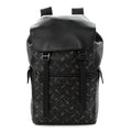 Calfskin Intrecciato Sassolungo Backpack Black Multicolor