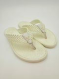 Sandals Luxury Designer By Louis Vuitton In White, Size:5