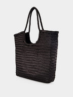 NS Diagonal Triple Jump Bag in Black