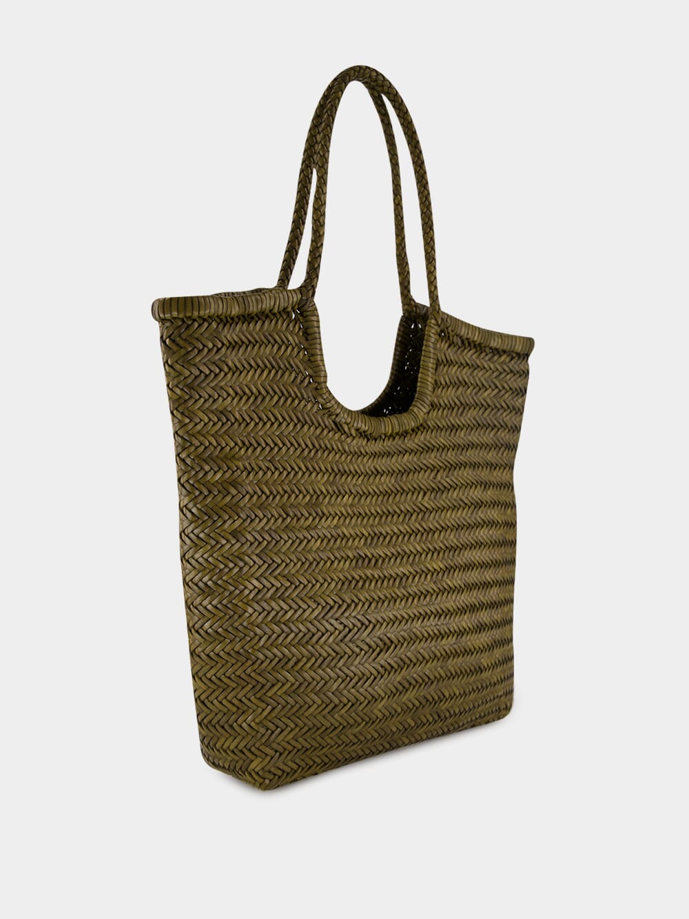 NS Diagonal Triple Jump Bag in Khaki