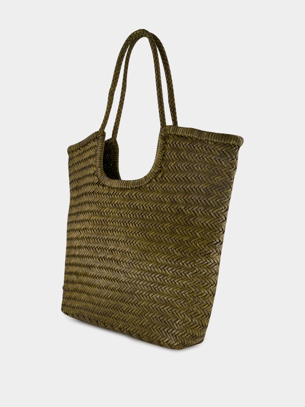 NS Diagonal Triple Jump Bag in Khaki