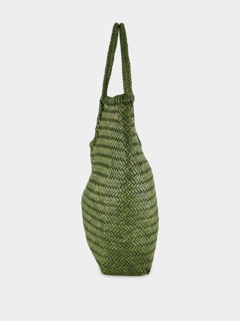 NS Diagonal Triple Jump Bag in Leaf Green