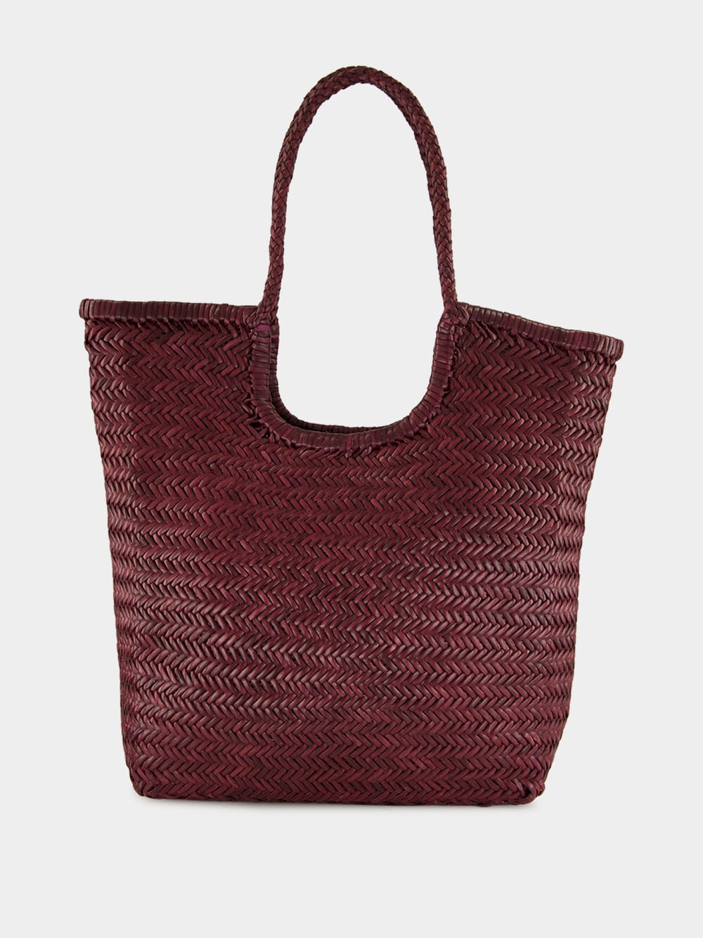 NS Diagonal Triple Jump Bag in Plum