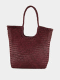 NS Diagonal Triple Jump Bag in Plum