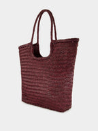 NS Diagonal Triple Jump Bag in Plum