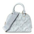 Calfskin Bubblegram Alma BB Ice Blue