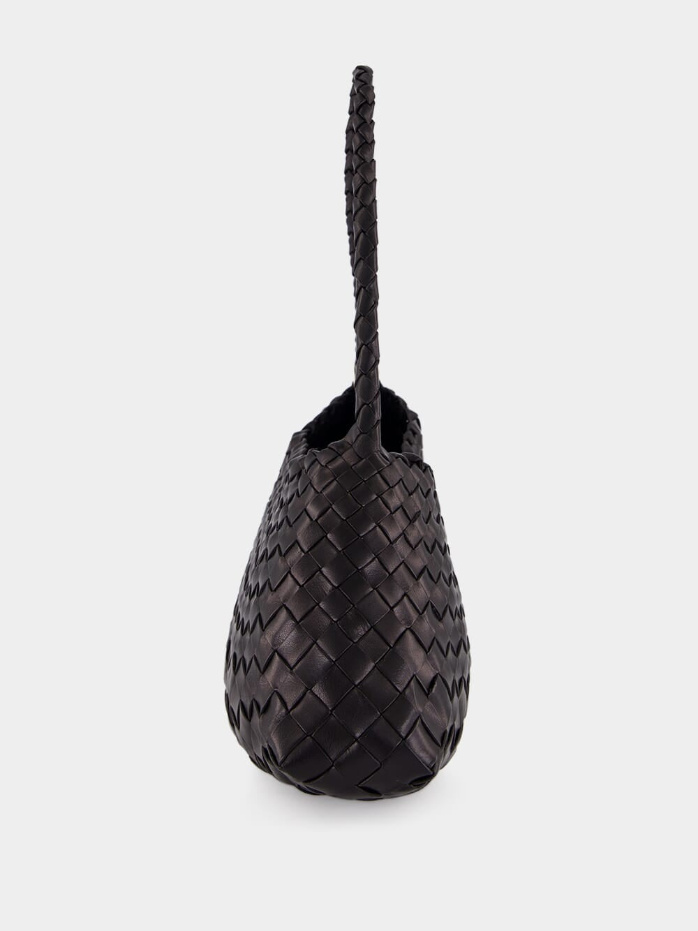 Rosanna Black Woven Leather Bag