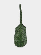 Rosanna Leaf Green Woven Bag