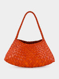 Rosanna Naranja Woven Leather Bag