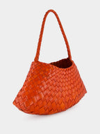 Rosanna Naranja Woven Leather Bag