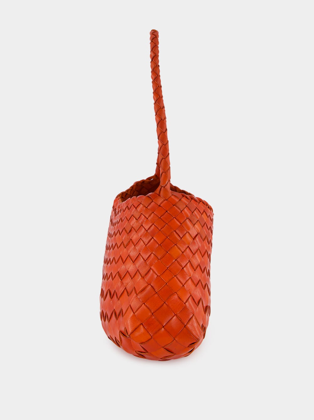 Rosanna Naranja Woven Leather Bag