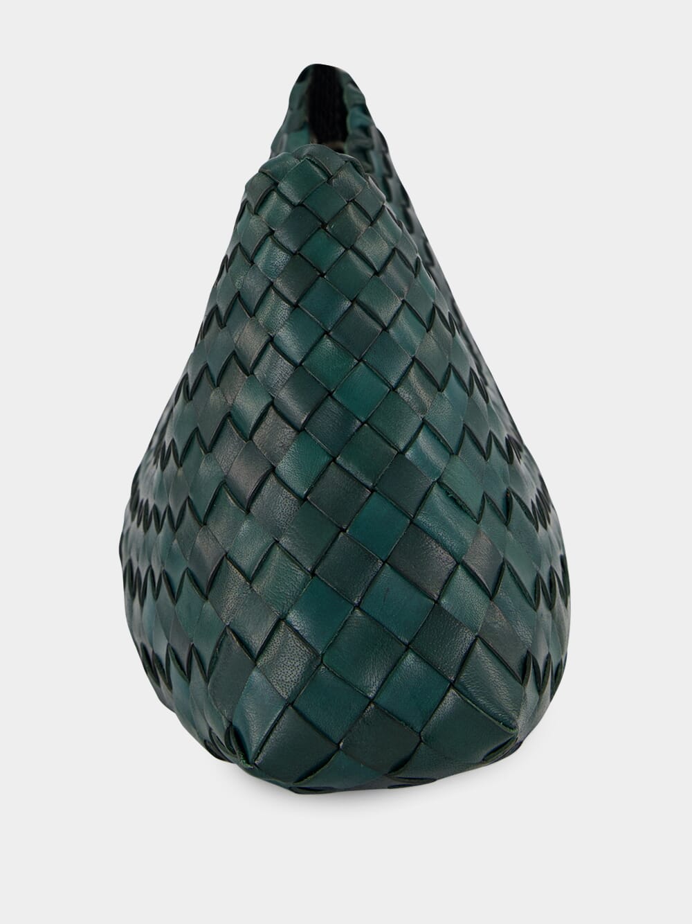 Comporta Forest Woven Leather Clutch