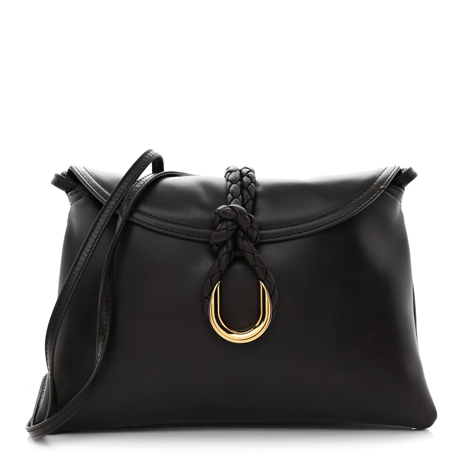 Smooth Calfskin Small Liberta Shoulder Bag Fondant