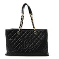 Caviar Quilted XL Grand Shopping Tote GST Black