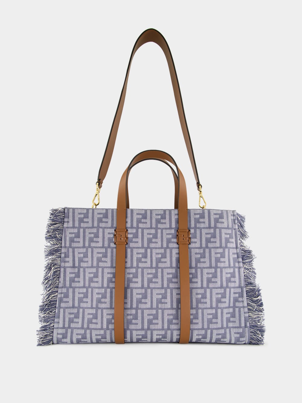 Blue FF Jacquard Summer Tote
