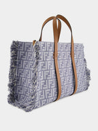 Blue FF Jacquard Summer Tote