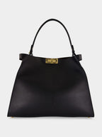 Black Large Leather Way Bag
