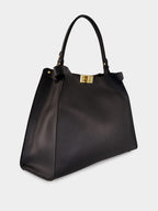 Black Large Leather Way Bag