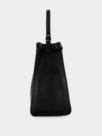 Black Large Leather Way Bag