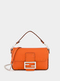 Orange Baguette Mini Selleria Bag