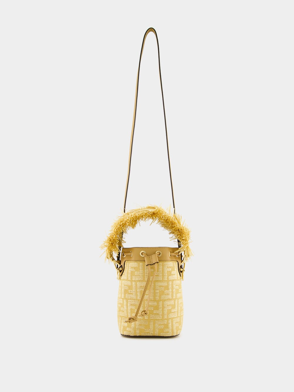 Beige Jacquard Mon Tresor Mini Bag