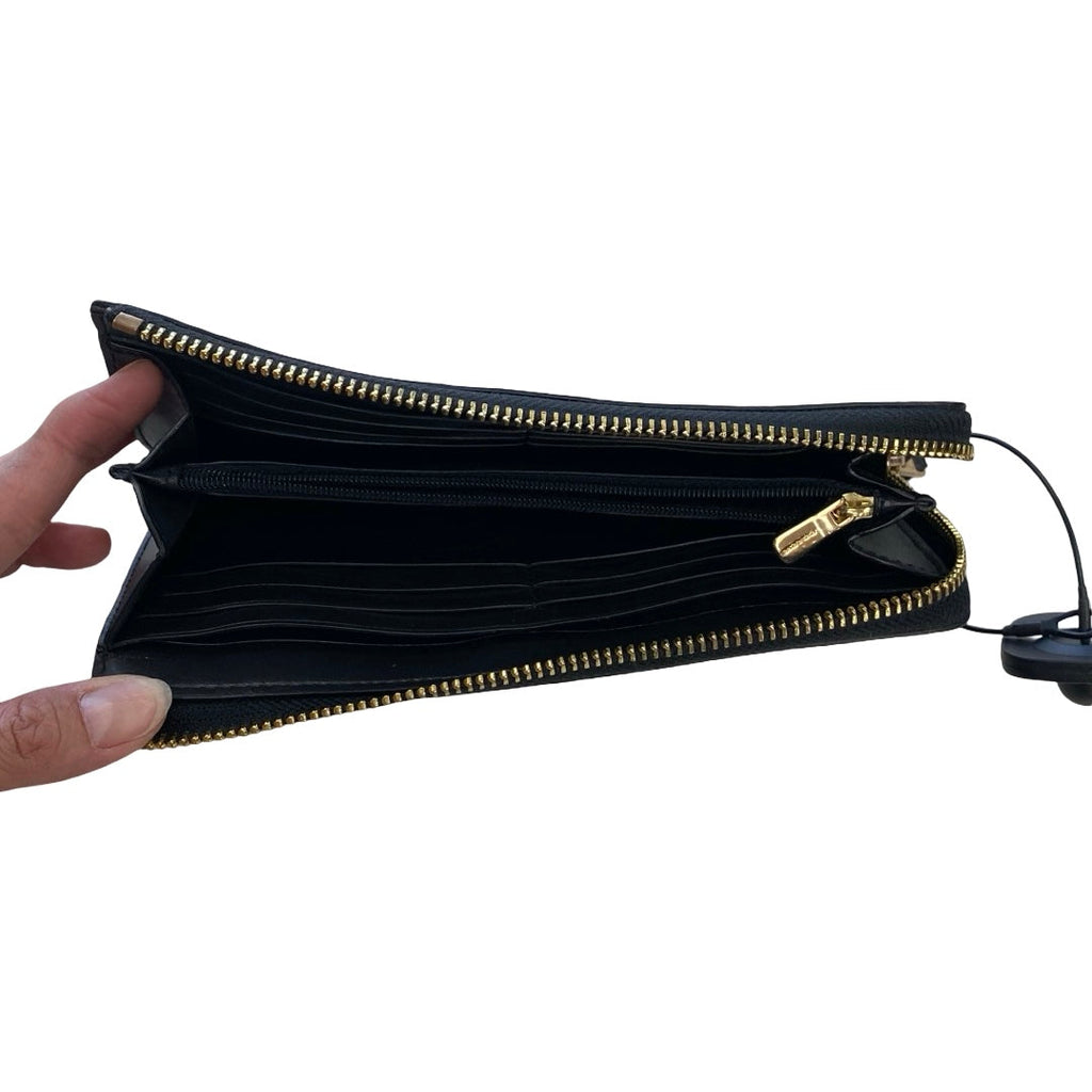 Wallet Designer By Coach In Black, Size:Large