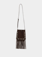 Brown Nellcôte Suede Crossbody Bag