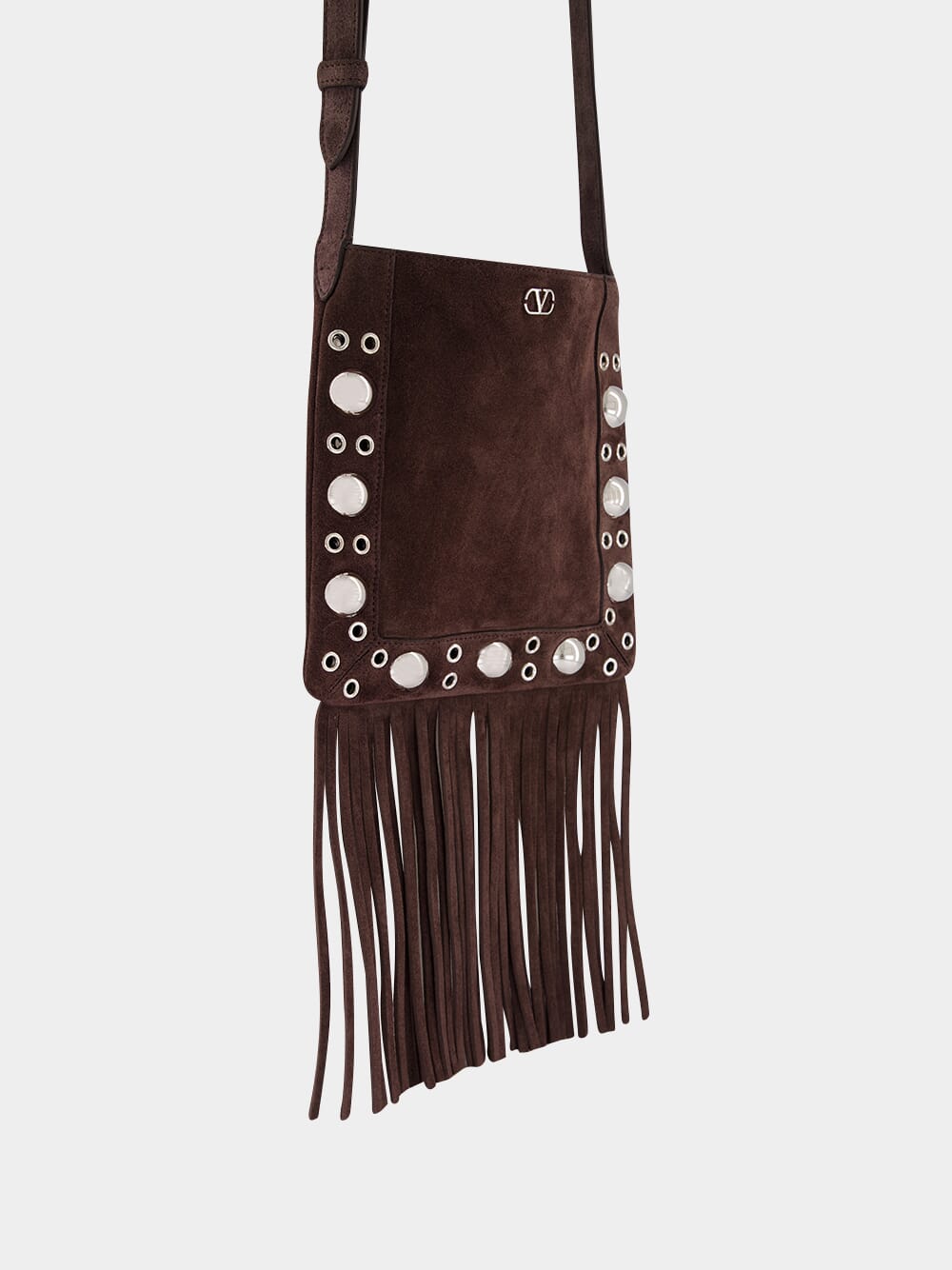 Brown Nellcôte Suede Crossbody Bag