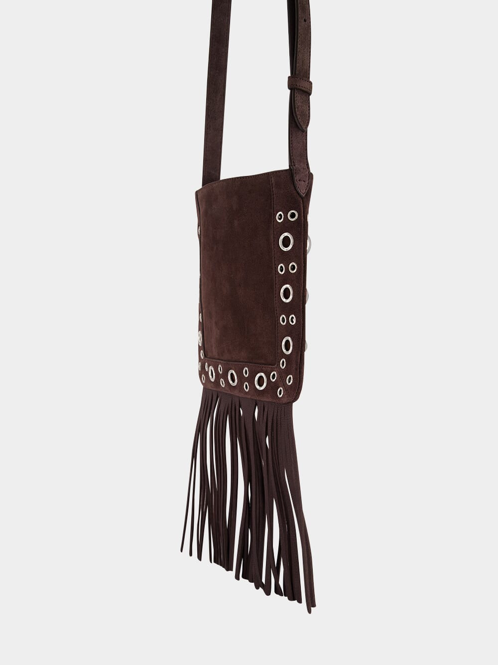Brown Nellcôte Suede Crossbody Bag