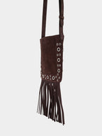 Brown Nellcôte Suede Crossbody Bag
