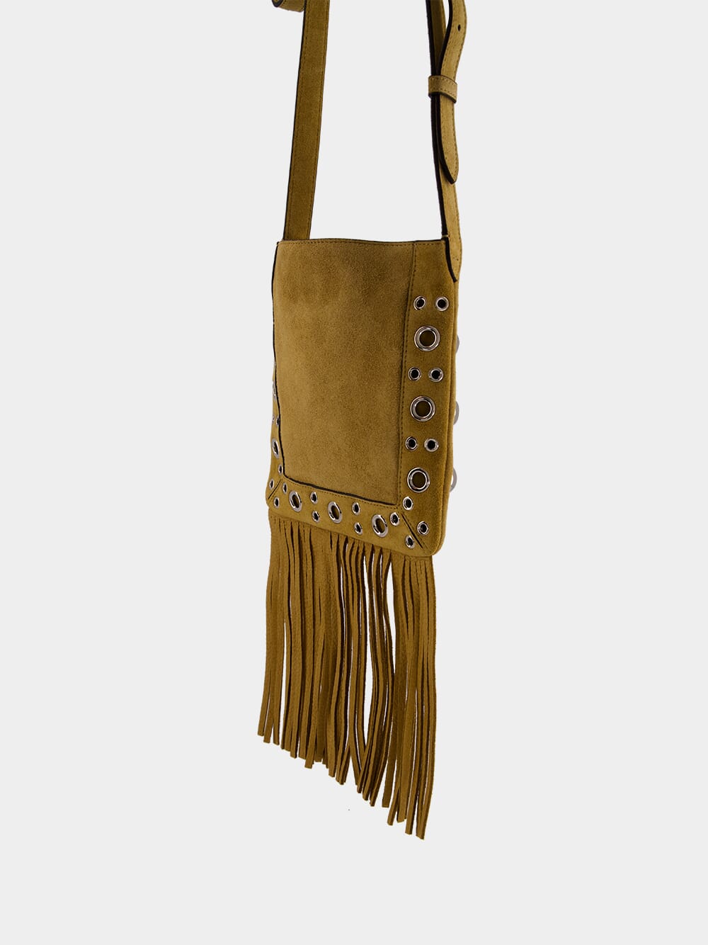 Havana Beige Nellcôte Suede Shoulder Bag