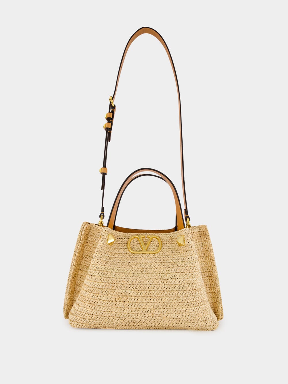 Natural Small Raffia Shopping Bag
