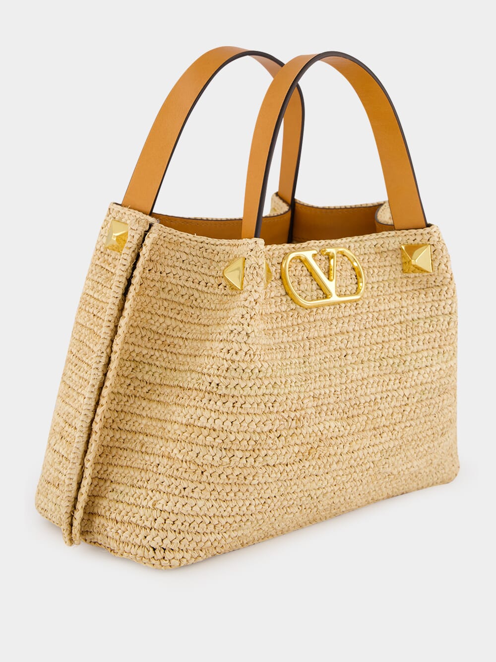 Natural Small Raffia Shopping Bag