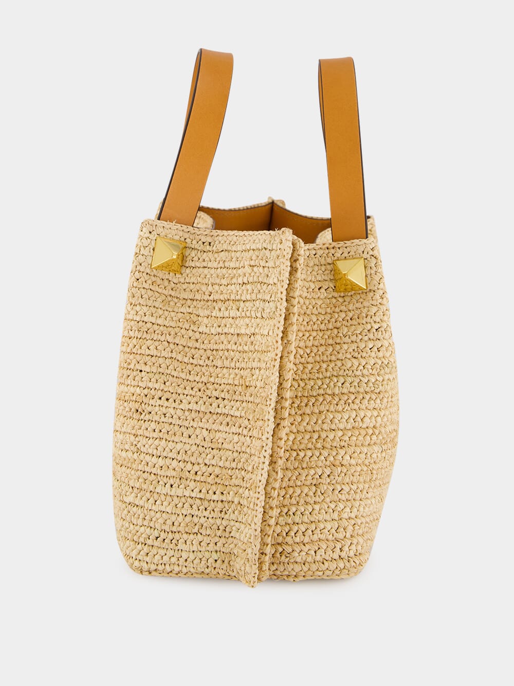 Natural Small Raffia Shopping Bag