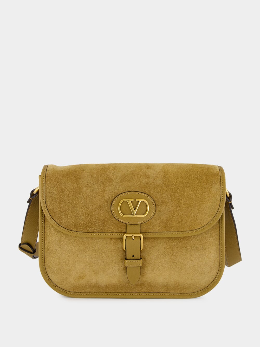 Havana Beige Antibes Suede Shoulder Bag
