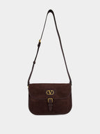 Testa di Moro Antibes Suede Shoulder Bag