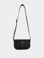 Black Antibes Small Calfskin Shoulder Bag