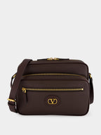 Oak Brown Leather Camera Bag