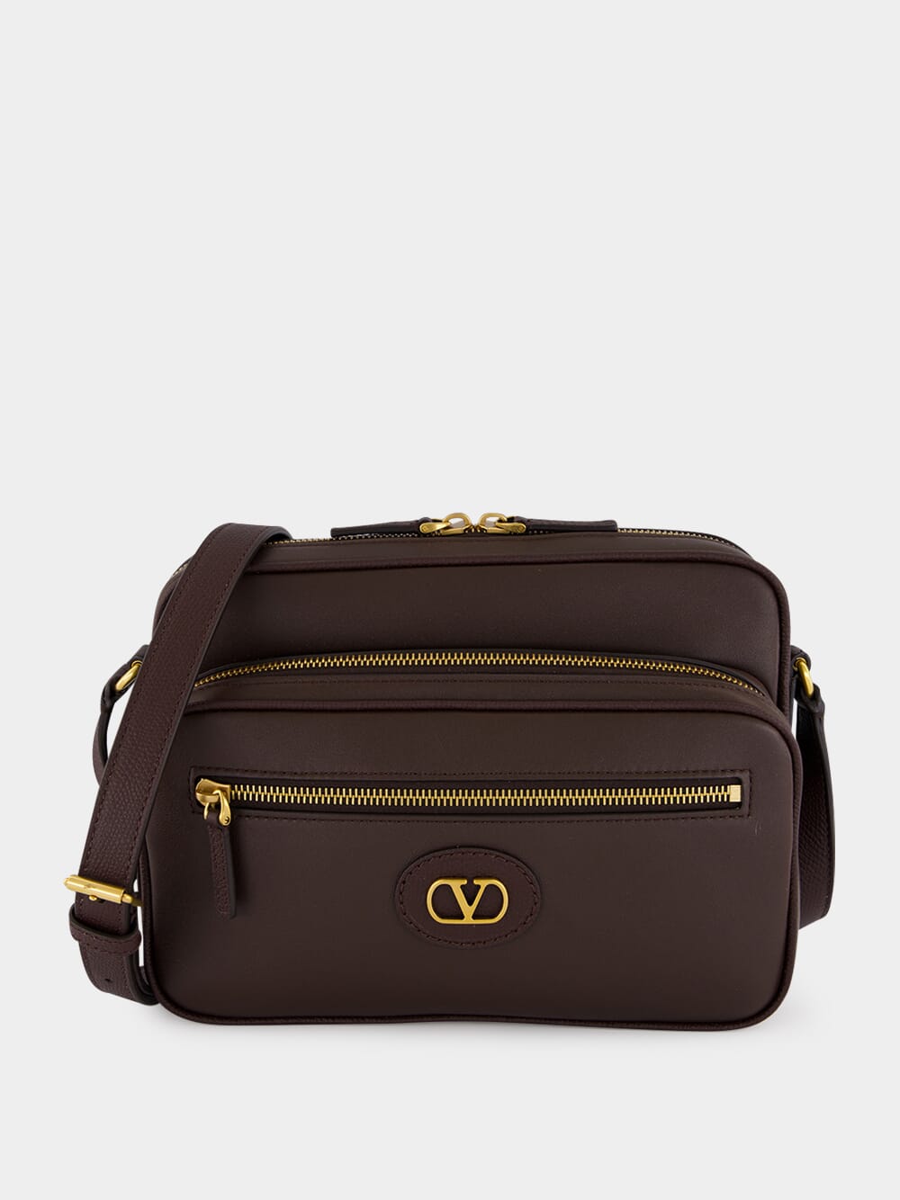 Oak Brown Leather Camera Bag