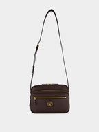Oak Brown Leather Camera Bag