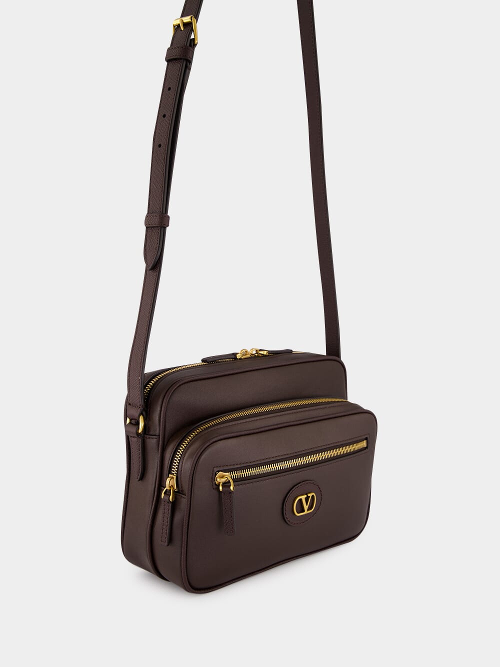 Oak Brown Leather Camera Bag