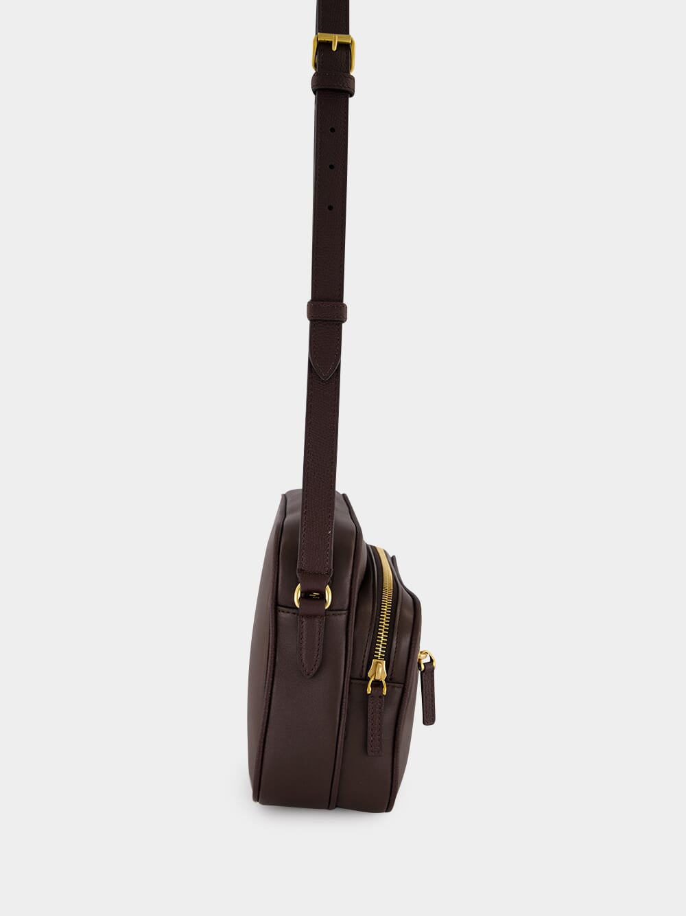 Oak Brown Leather Camera Bag
