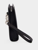 Black Leather Valentino Garavani Pouch