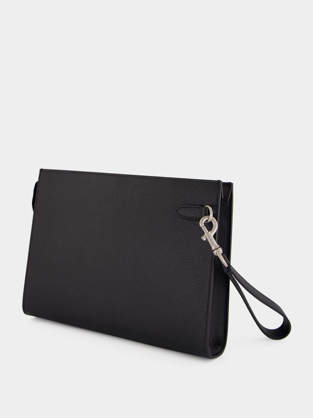 Black Leather Valentino Garavani Pouch