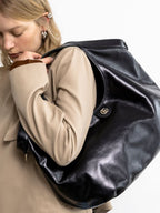 Black Giglio Large Tote Bag