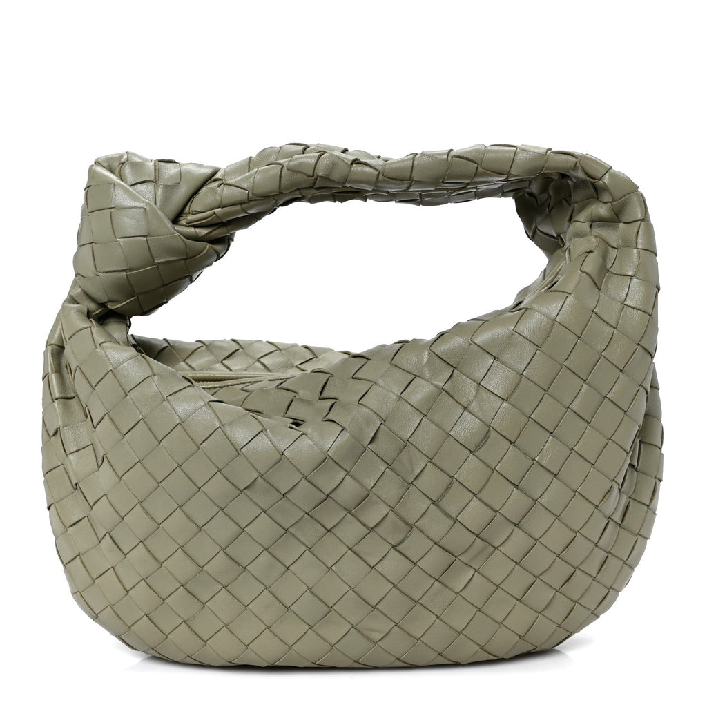 Nappa Intrecciato Teen Jodie Hobo Travertine