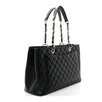 Caviar Quilted XL Grand Shopping Tote GST Black
